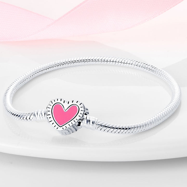 Pulsera Corazon Rosa de keith Haring