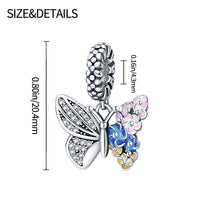 Thumbnail for Charm Mariposa con Flores