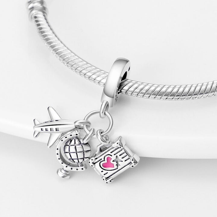 Charm Avion, Planeta y Maleta "Aventuras"