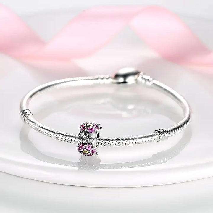 Charm Abalorio de Flores