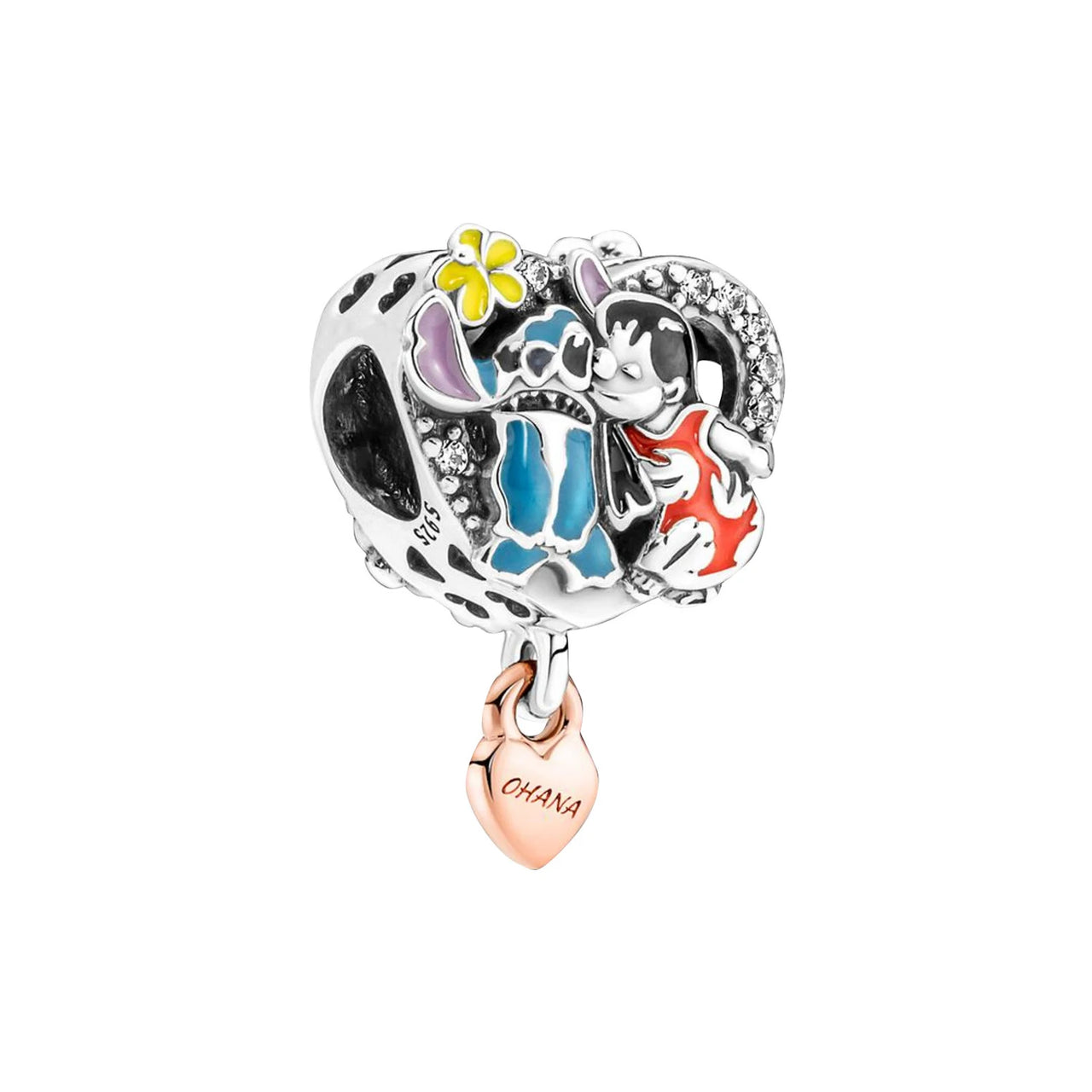 Charm Corazon de Lilo & Stitch