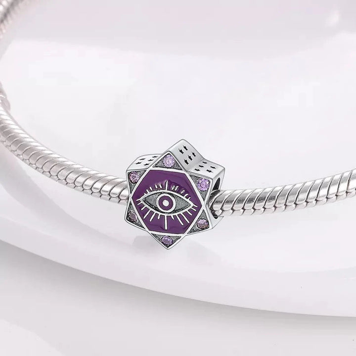 Charm Estrella de Ojo Turco Morado