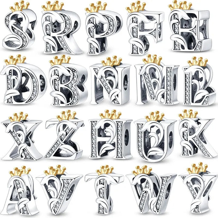 Charm Letras del Alfabeto Elegantes