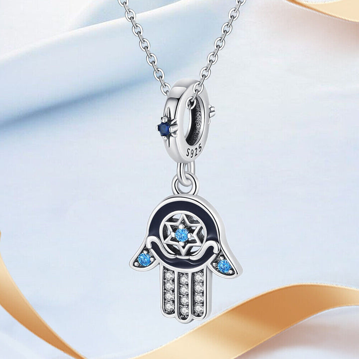 Charm Mano Hamsa y Estrella