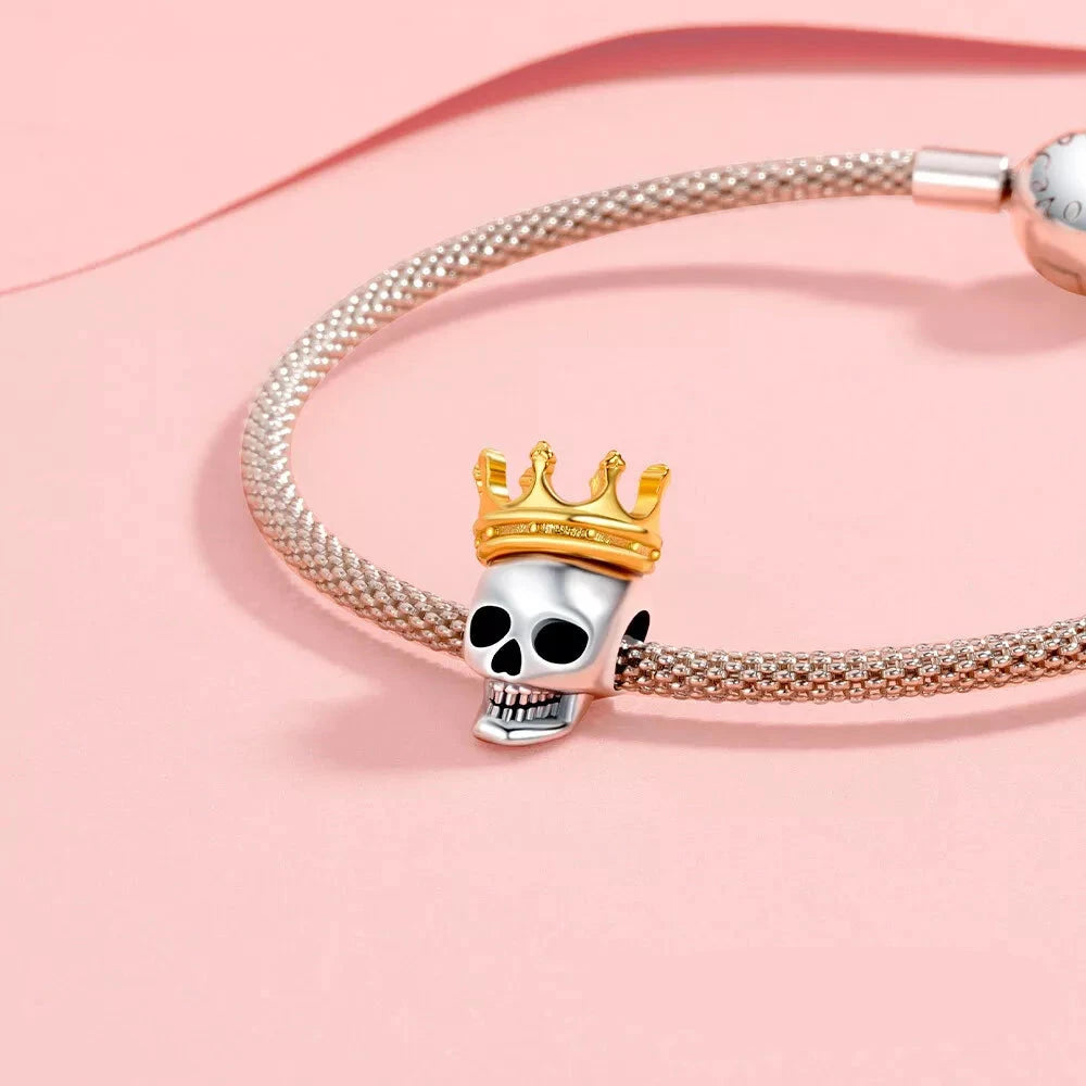 Charm Calavera con Corona