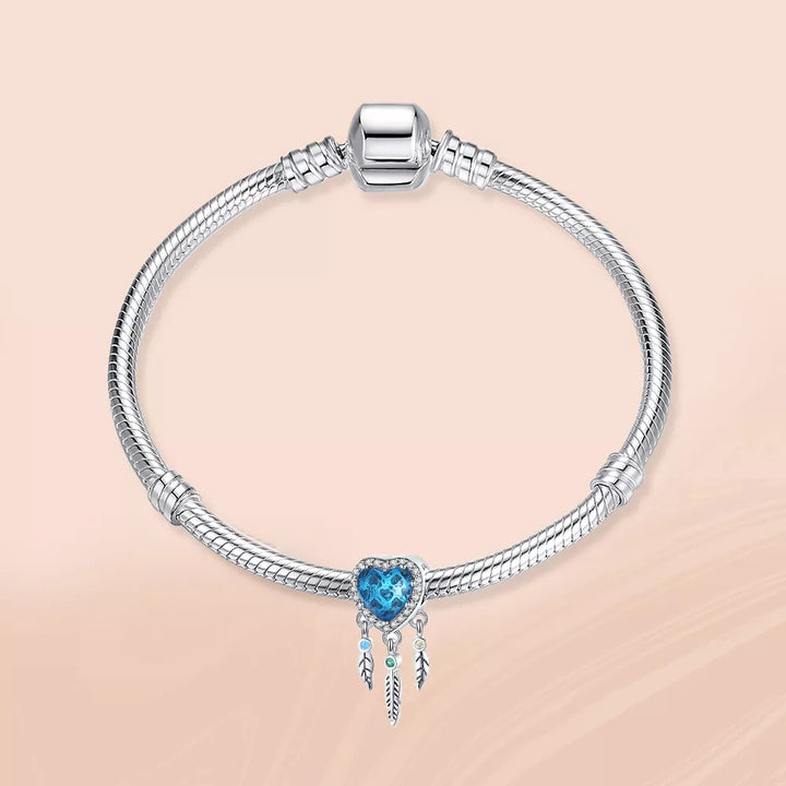 Charm Atrapasueño de Corazón Azul