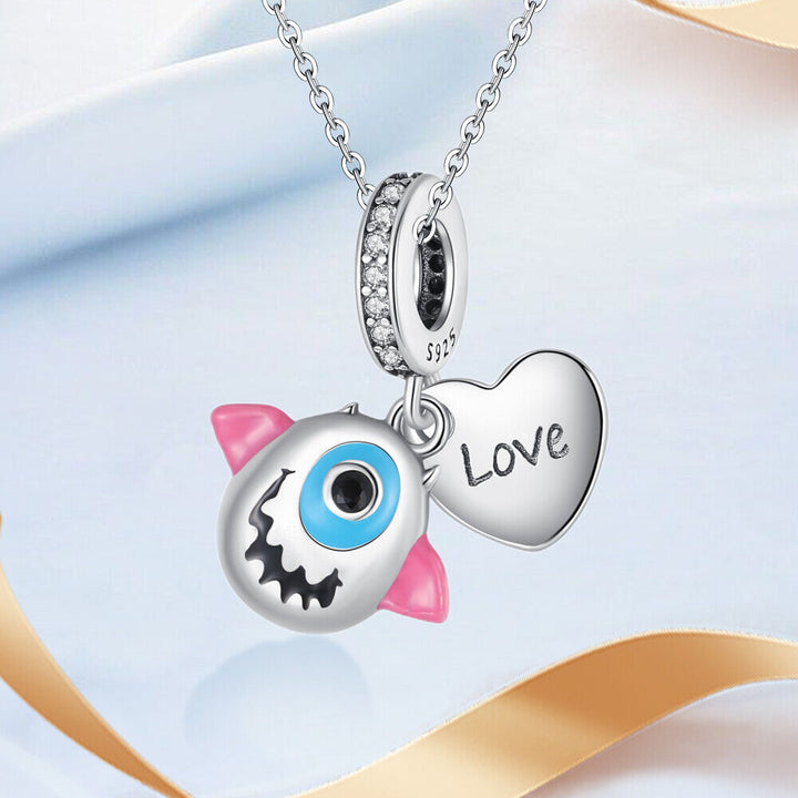 Charm Monstruo y Corazón Love