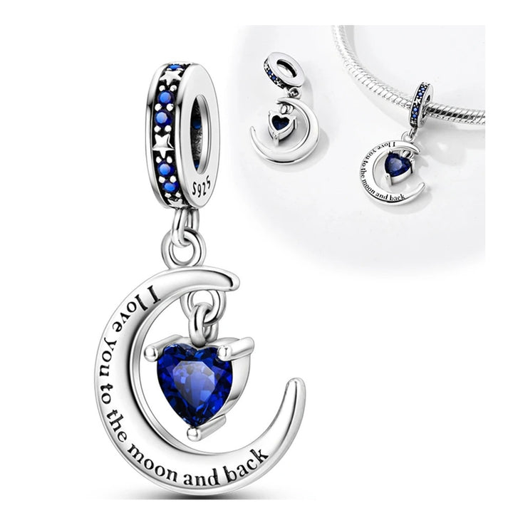 Charm Luna "I LOVE YOU TO THE MOON AND BACK"
