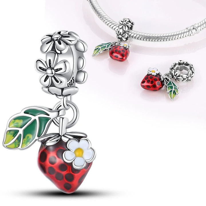 Charm Fresa & Hoja