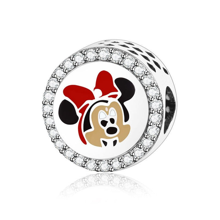 Charm Minnie Mouse en Navidad Diamantado