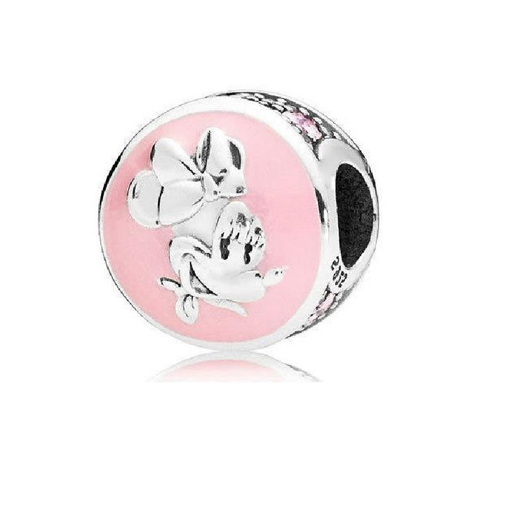 Charm Amuleto Rosa de Minnie Mouse