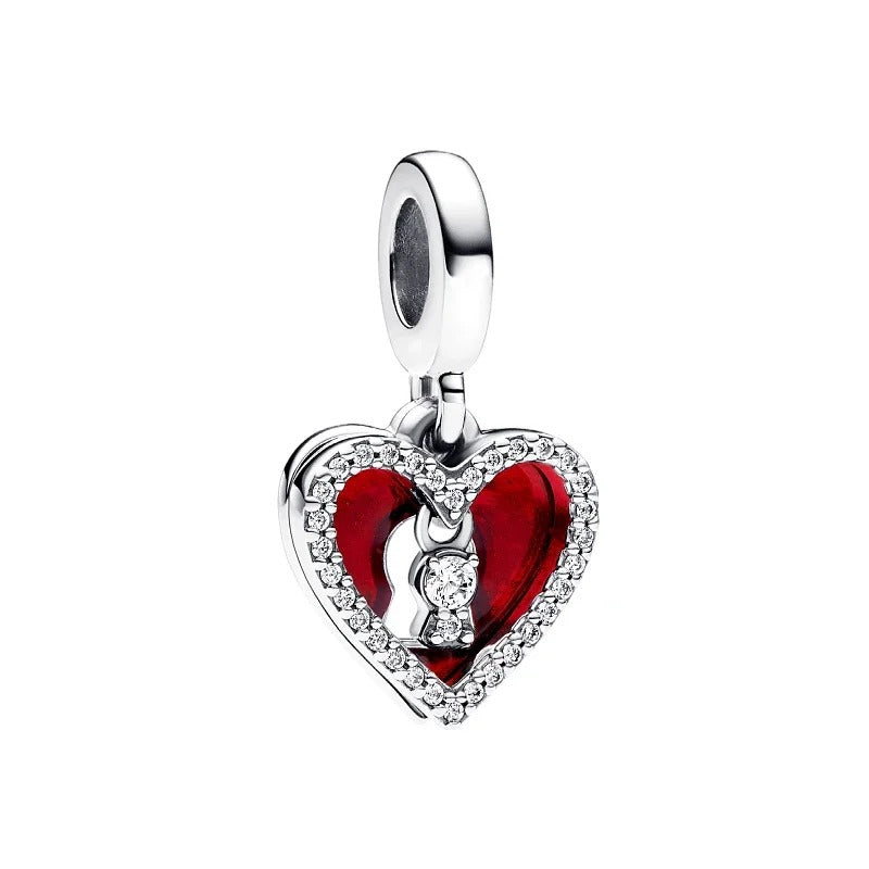 Charm Corazon Secreto Diamantado