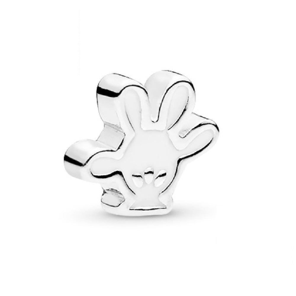 Charm Guante Plateado de Mickey Mouse