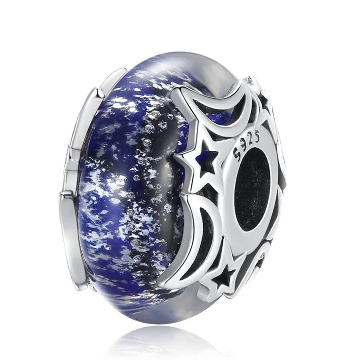 Charm Abalorio de Espacio "Luna & Estrellas"
