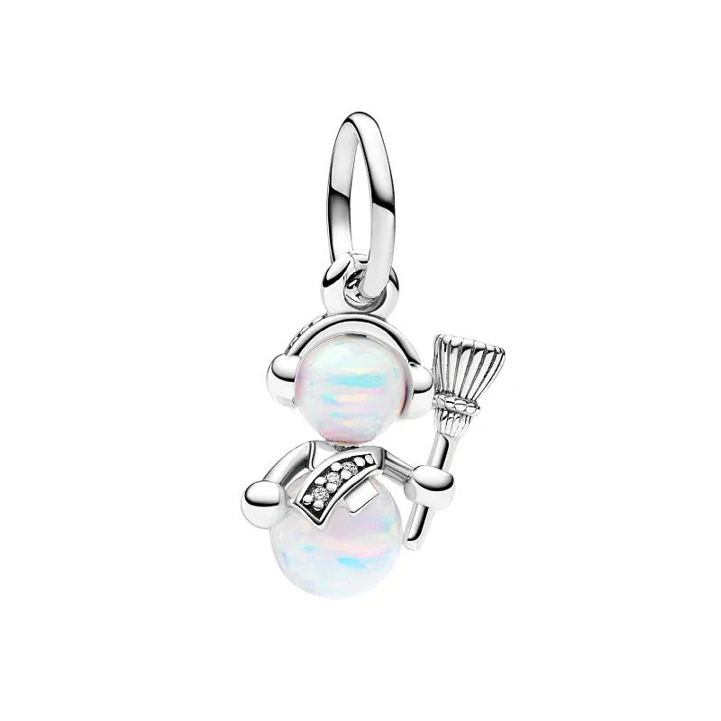 Charm Muñeco de Nieve Opal