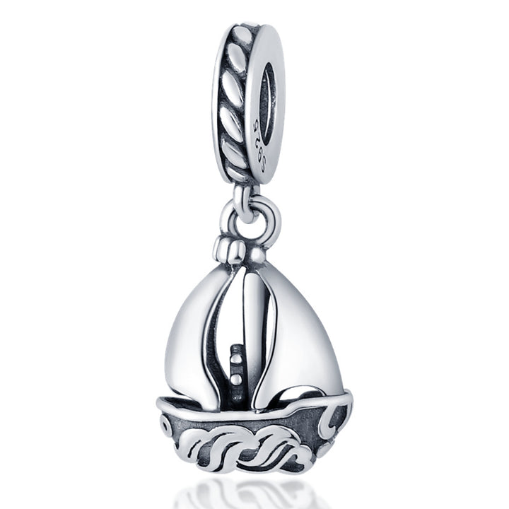 Charm Barco Plateado