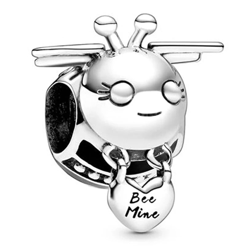 Charm Abeja y Corazón "Bee Mine"