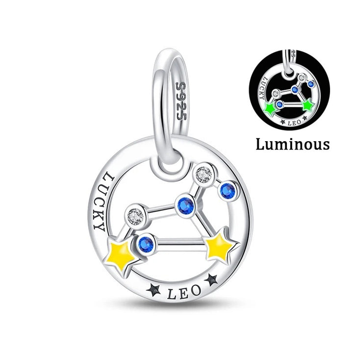 Charm Constelación de Leo Fluorescente