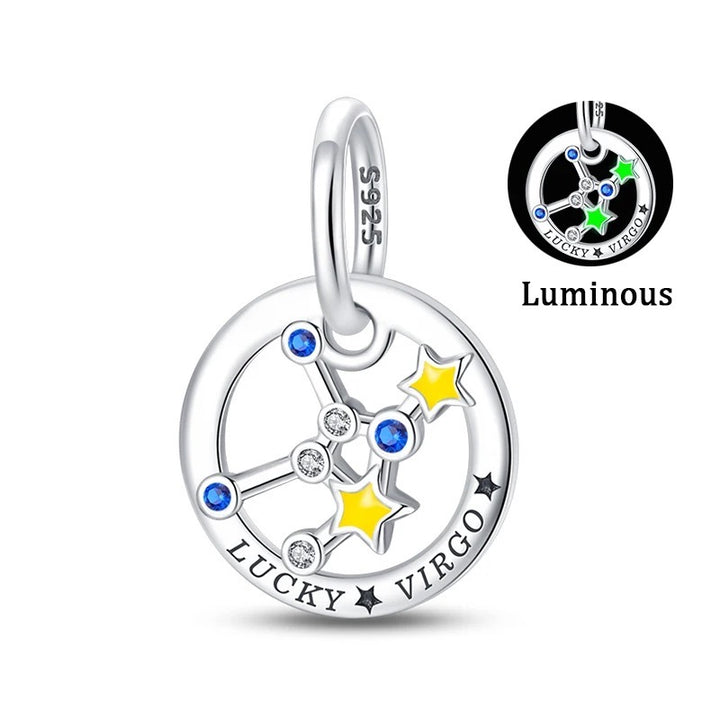 Charm Constelación de Virgo Fluorescente