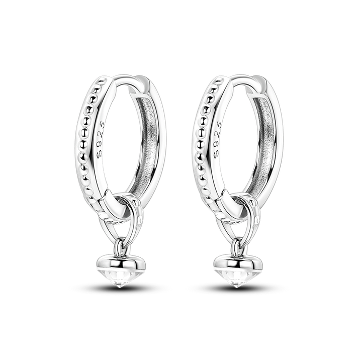 Aretes Corazon Colgando