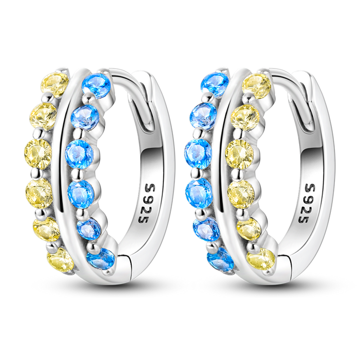 Aretes Doble Resplandor