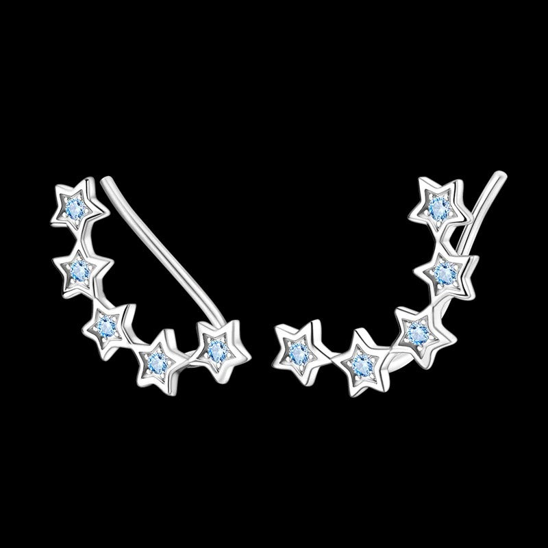 Aretes Estrellas Azules