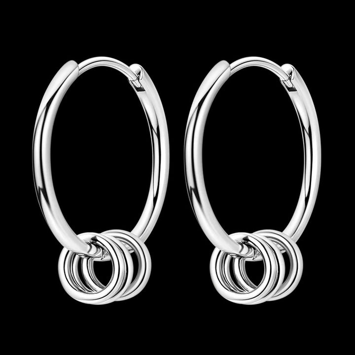 Aretes Aros Círculos Concéntricos