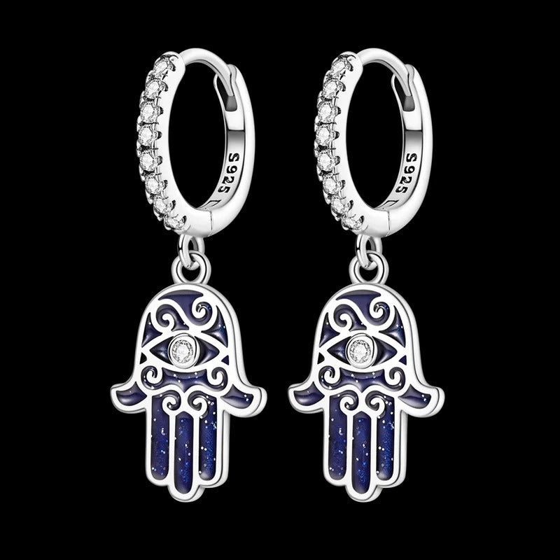 Aretes Hamsa Artesanal