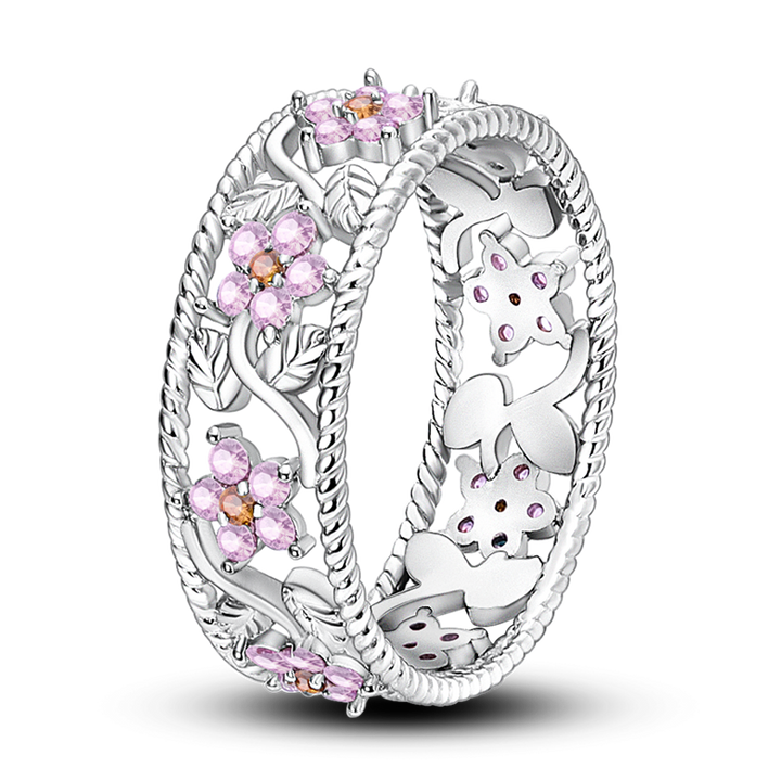 Anillo Flores Celestiales