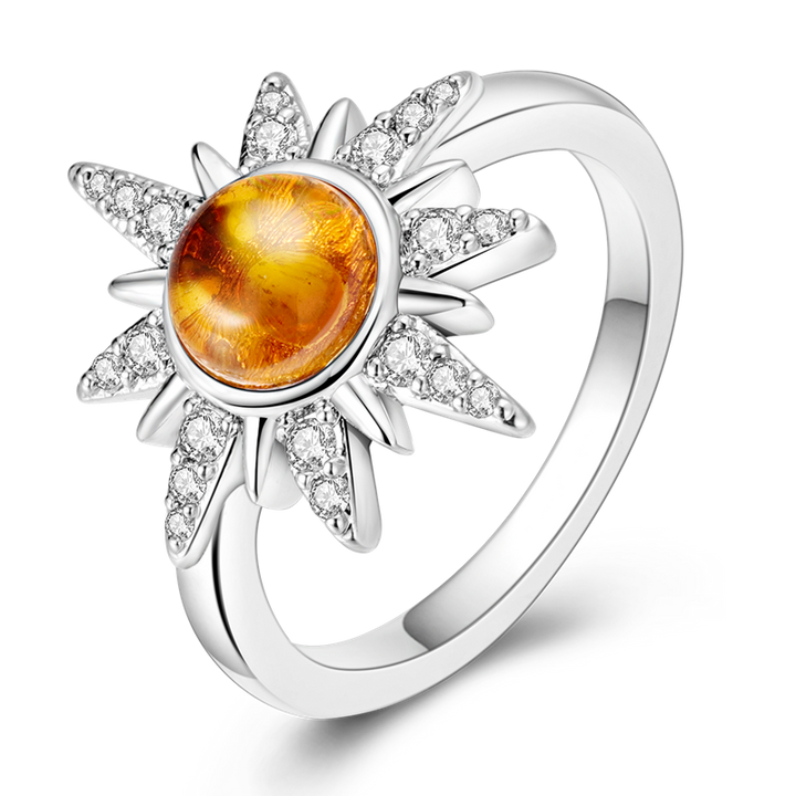 Anillo Sol de Cuarzo