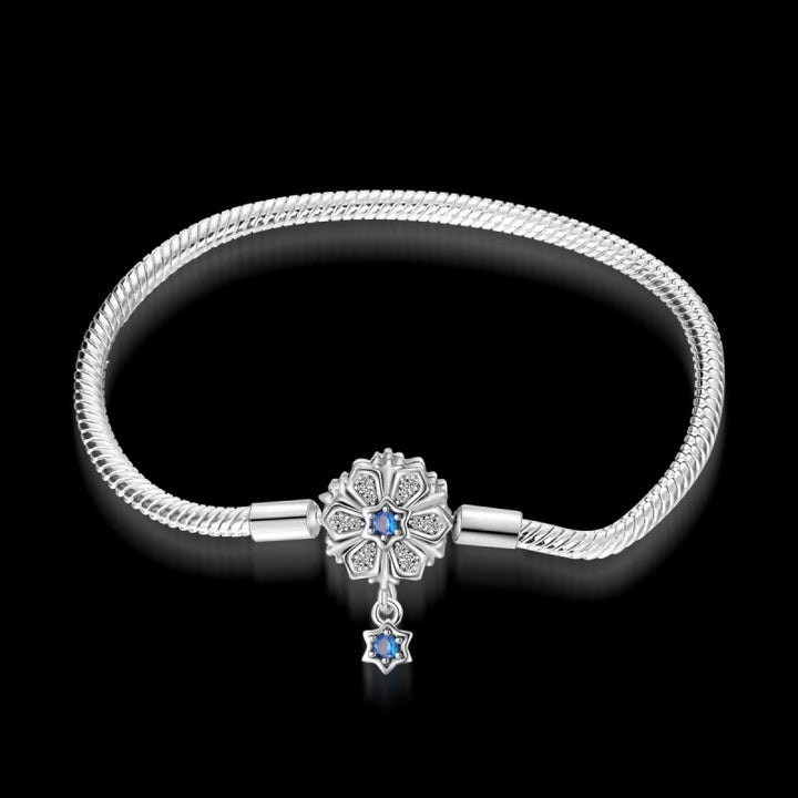 Pulsera Copo de Nieve y Estrella
