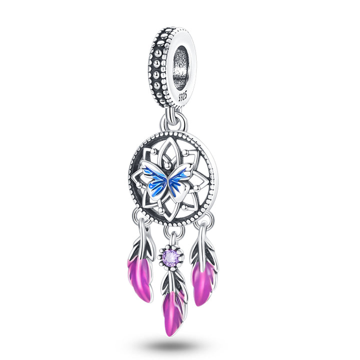 Charm Atrapasueños Mariposa Azul