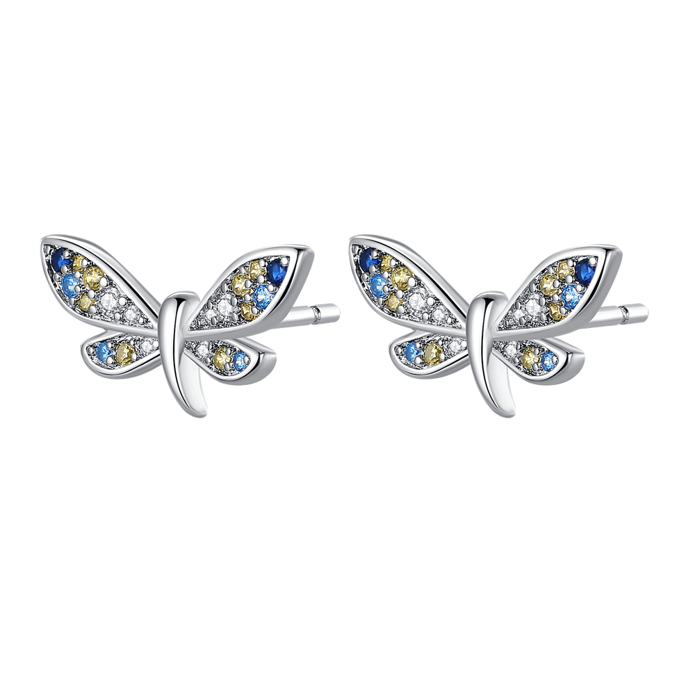 Aretes Mariposa "Alas de Transformación" Diamantada