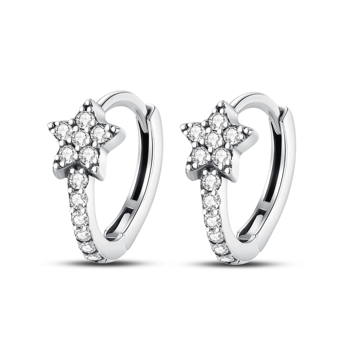 Aretes Estrella Eterna Diamantada