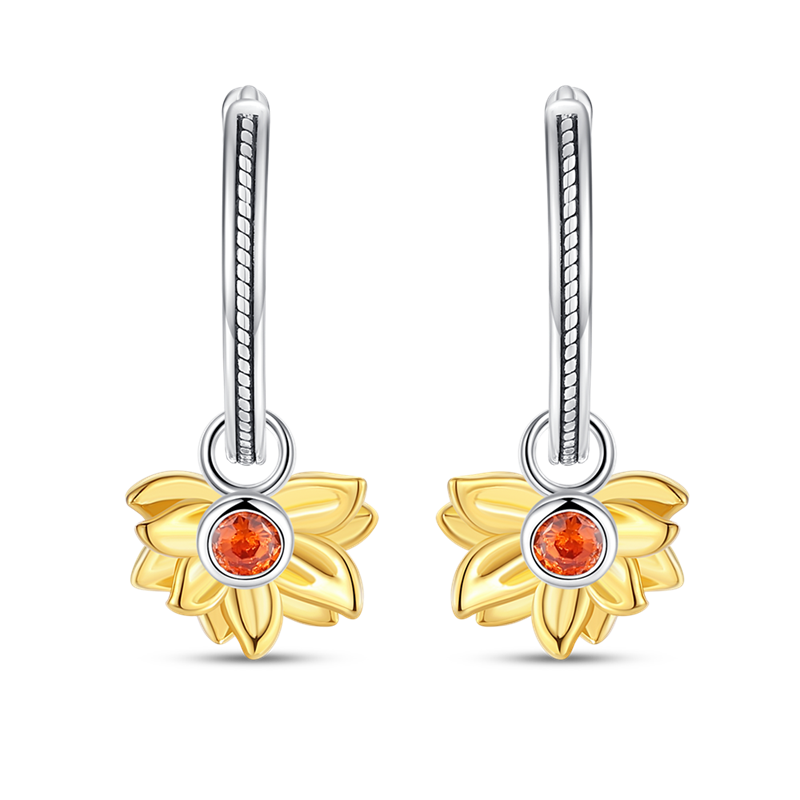 Aretes Girasol de la Primavera