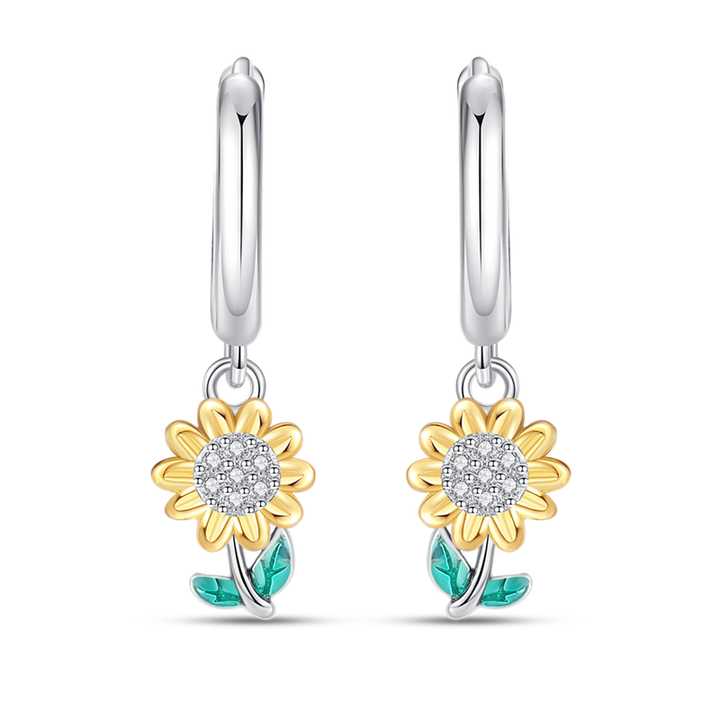 Aretes Girasol Celestial