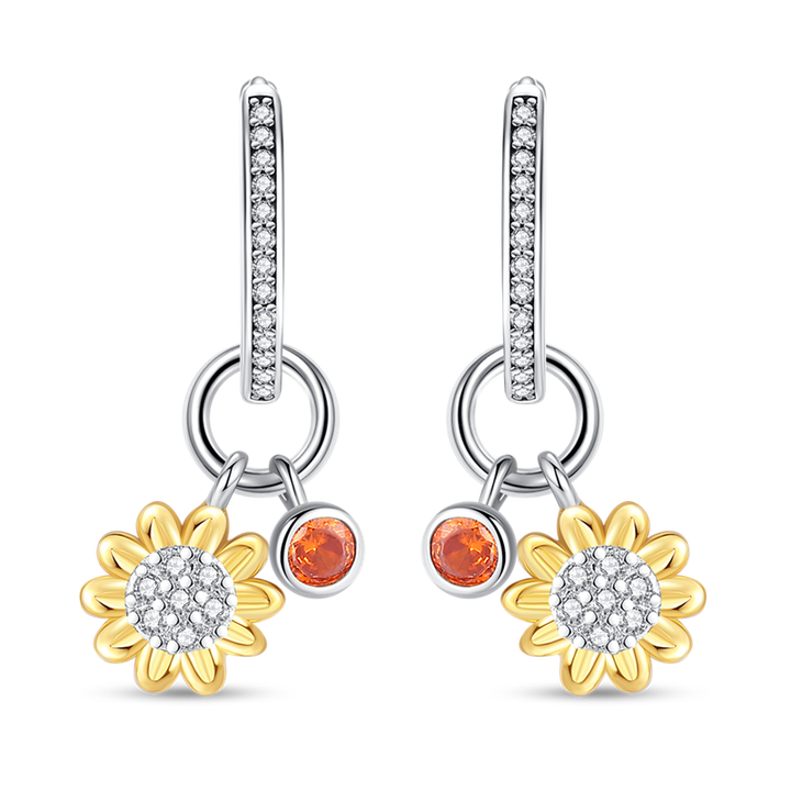 Aretes Girasol & Sol