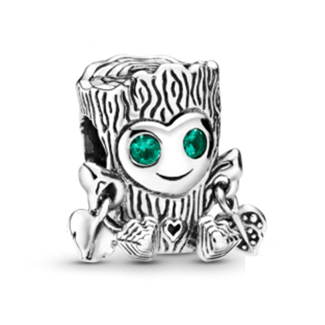 Charm Bebe Arbol Plateado