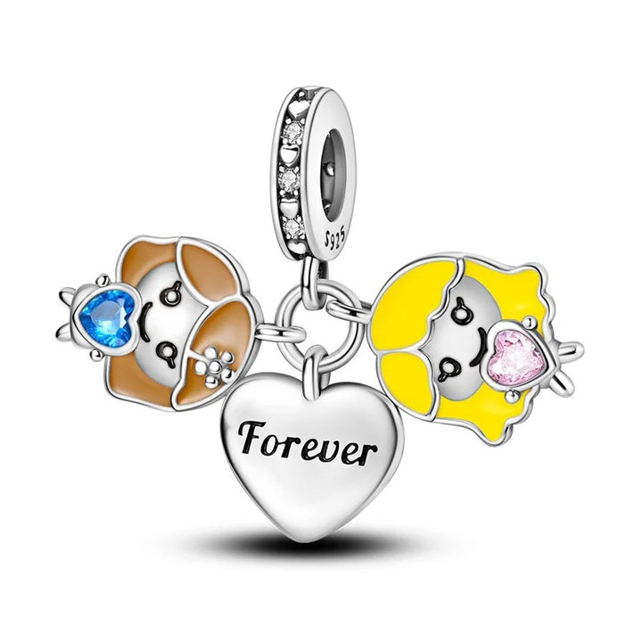 Charm Gemelas "Corazón Forever"