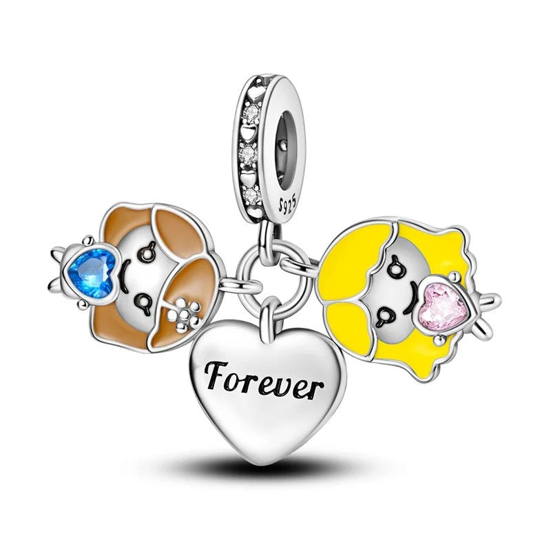 Charm Gemelas "Corazon Forever"