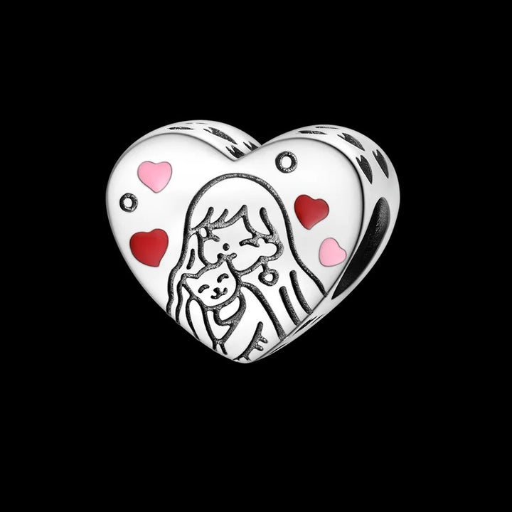 Charm Corazón de Chica y Gato