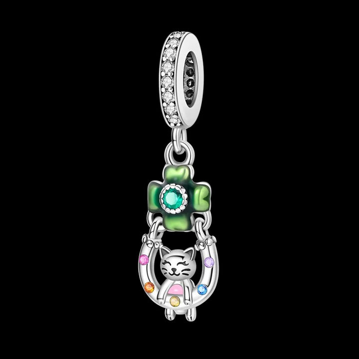 Charm Trébol, Herradura y Gatito