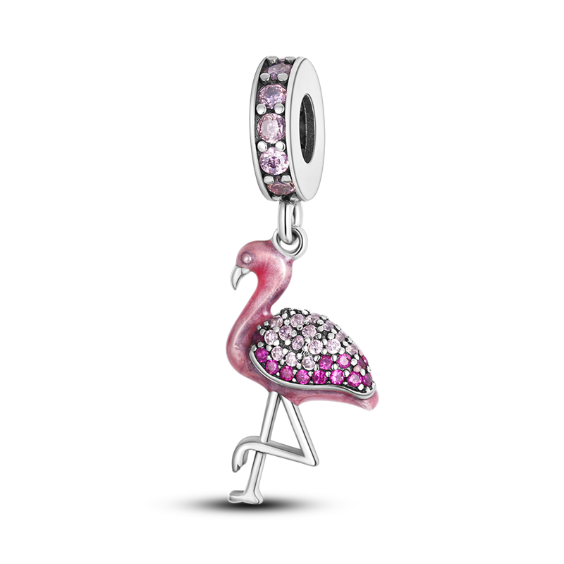 Charm Flamingo Rosa