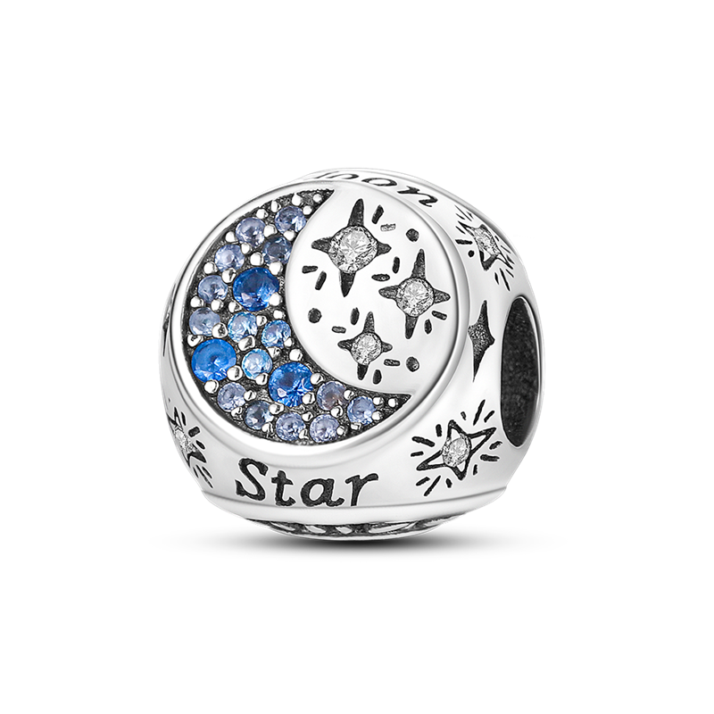 Charm Esfera de Luna & Estrellas "Star"