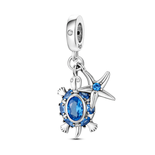 Charm Tortuga Azul & Estrella de Mar