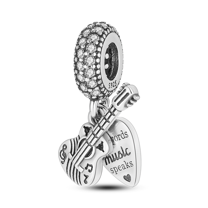 Charm Corazon Eterno & Guitarra