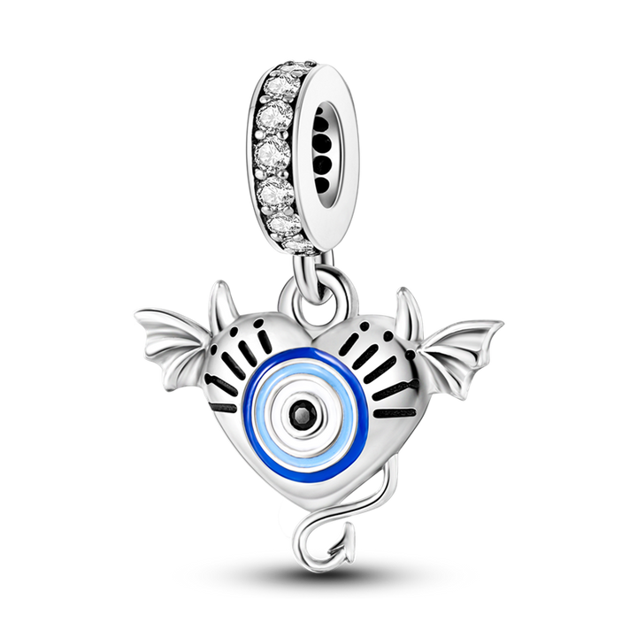 Charm Corazon Vampiro de Ojo Turco