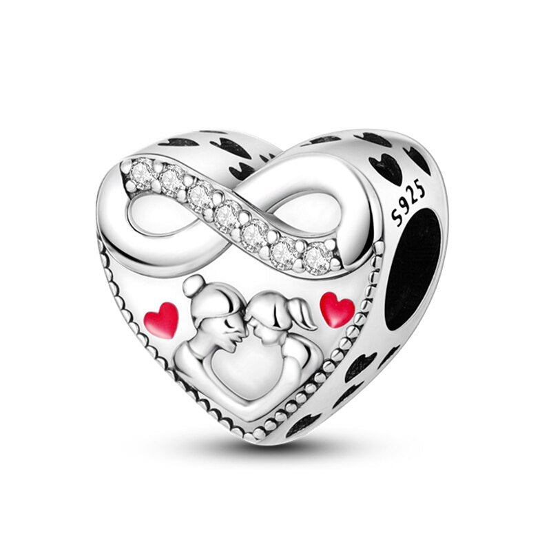 Charm Corazon Amor Infinito de Mama