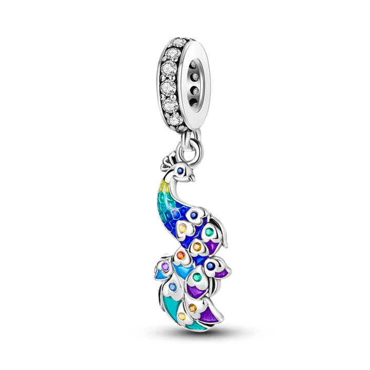 Charm Pavo Real Azul