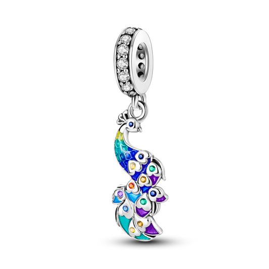 Charm Pavo Real Azul